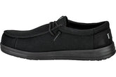 HEYDUDE MNS WALLY BLK CT SLIP