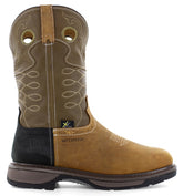 FRYE MNS WESTERN WP MET BROWN