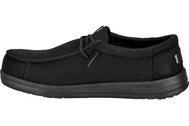 HEYDUDE WALLY BLK CT SLIP-ON