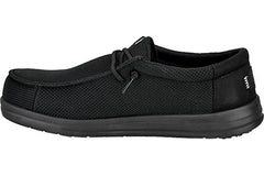 HEYDUDE WALLY BLK CT SLIP-ON
