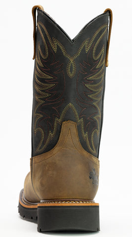 THORGOOD SQR TOE BRN WELLY