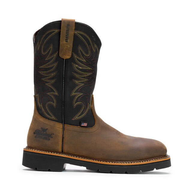 THORGOOD SQR TOE BRN WELLY