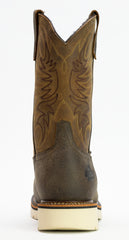 THOROGOOD BRN SQR TOE WELLY