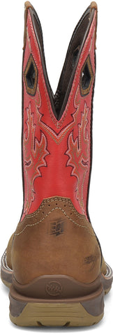 DOUBLE H TAN 11" WP SQR TOE