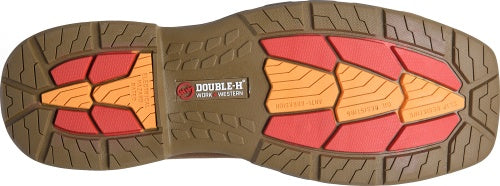 DOUBLE H TAN 11" WP SQR TOE