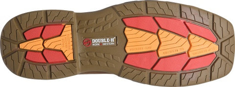 DOUBLE H TAN 11" WP SQR TOE