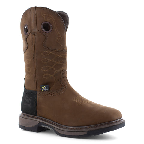 FRYE BRN PULL-ON MET EH