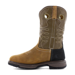 FRYE MNS WESTERN WP MET BROWN