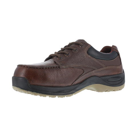 BROWN MOC TOE OXFORD