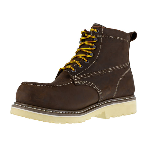 IRON AGE BRN 6" WP 90 HEEL EH