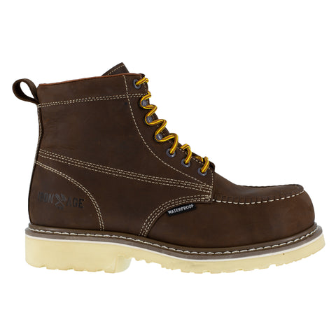 IRON AGE BRN 6" WP 90 HEEL EH