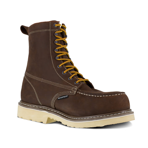 IRON AGE BROWN 8" WP 90 HEEL