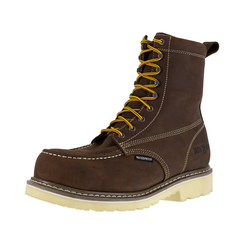 IRON AGE BROWN 8" WP 90 HEEL