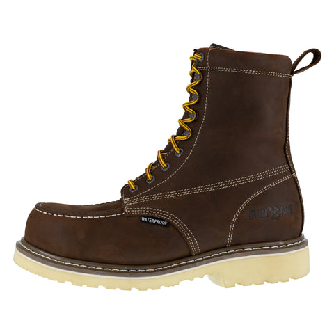 IRON AGE BROWN 8" WP 90 HEEL