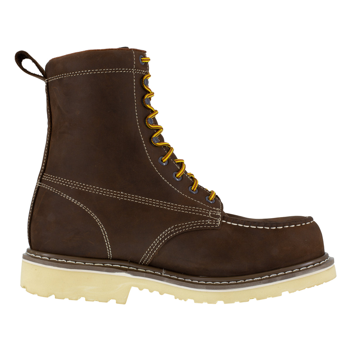 IRON AGE BROWN 8" WP 90 HEEL