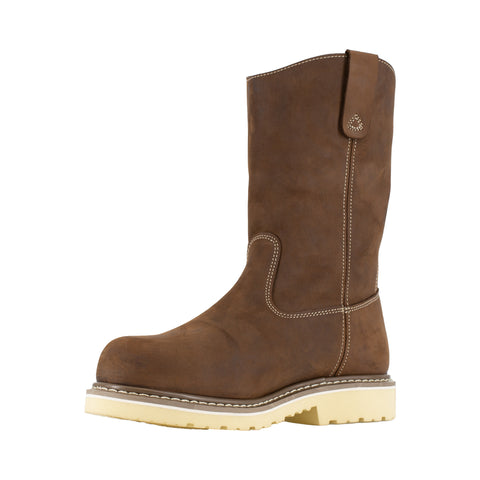 IRON AGE BROWN PULL-ON 90 HEEL