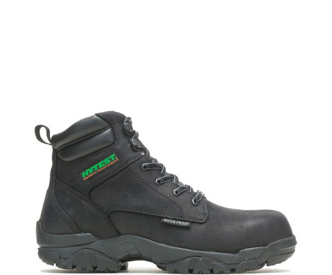 HYTEST BLK 6" COMP WP PR BOOT