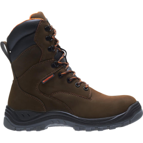 HYTEST BRN 8" LACE EH SR BOOT