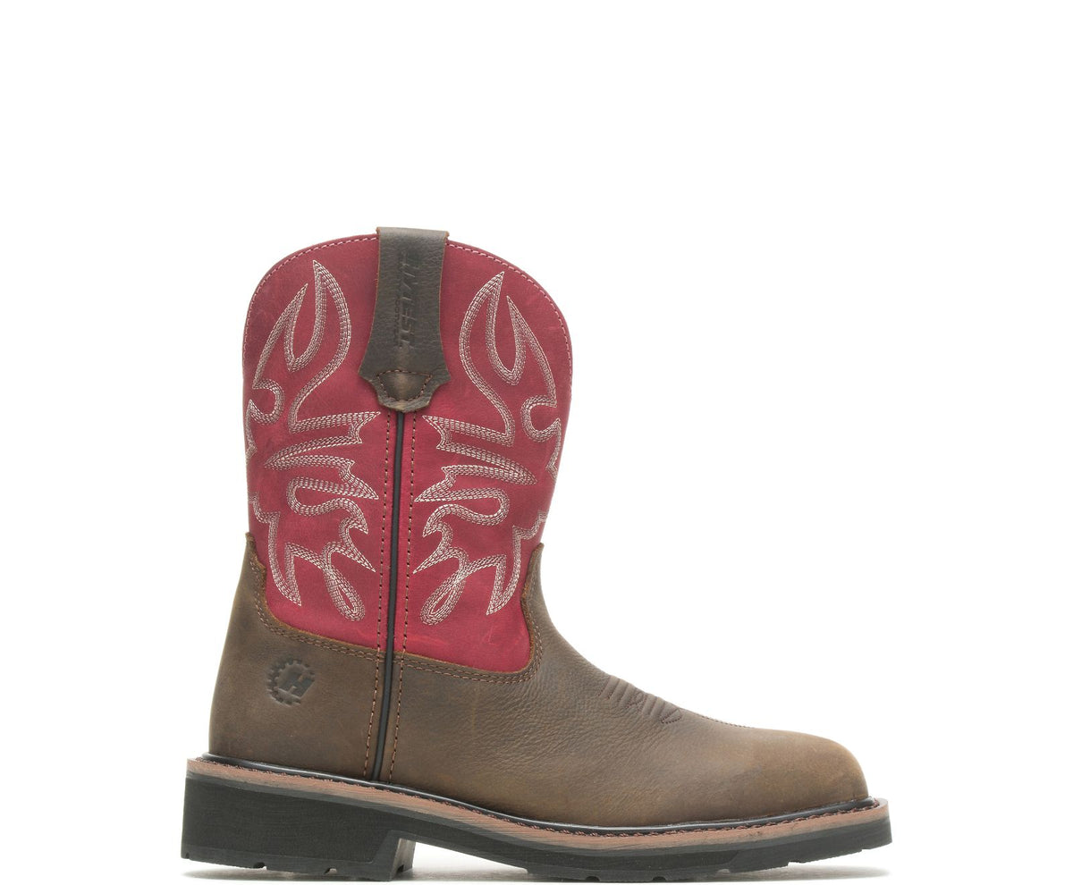 HYTEST WMNS BRN RED PULL-ON