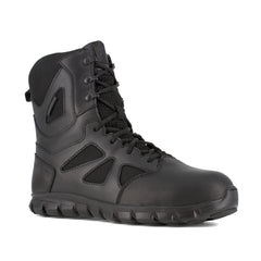 REEBOK MENS BLK 8" ZIP BOOT