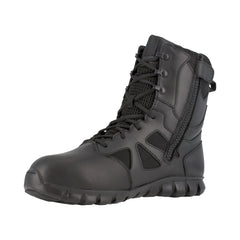 REEBOK MENS BLK 8" ZIP BOOT