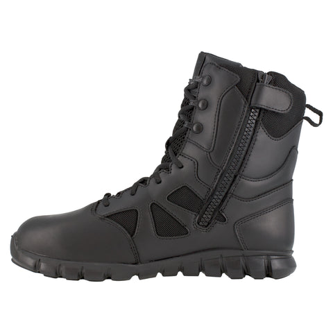 BLACK 8" WP COMP SIDE ZIPPER