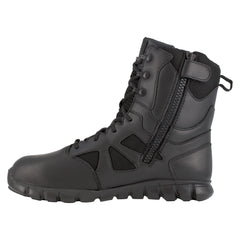 REEBOK MENS BLK 8" ZIP BOOT