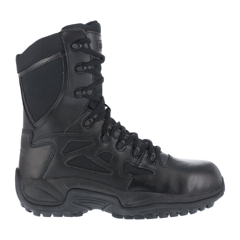8 INCH BLACK MILITARY BOOT