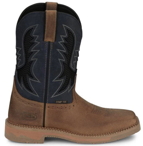 JUSTIN BLU COMP EH SR PULL-ON