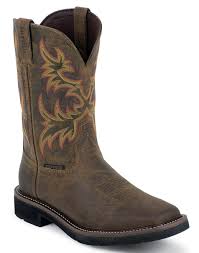JUSTIN DRILLER WP STEEL TOE