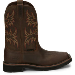 JUSTIN MNS DRILLR ST WP BROWN