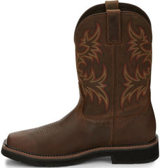 JUSTIN MNS DRILLR ST WP BROWN