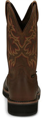 JUSTIN MNS DRILLR ST WP BROWN