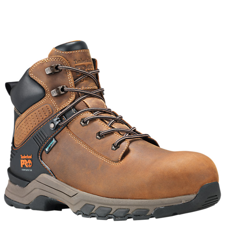 MENS BRN 6" WP COMP TOE BOOT