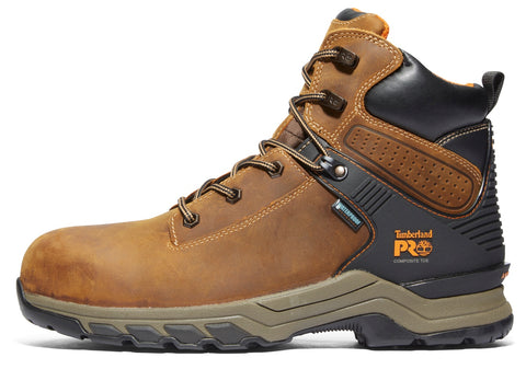 MENS BRN 6" WP COMP TOE BOOT