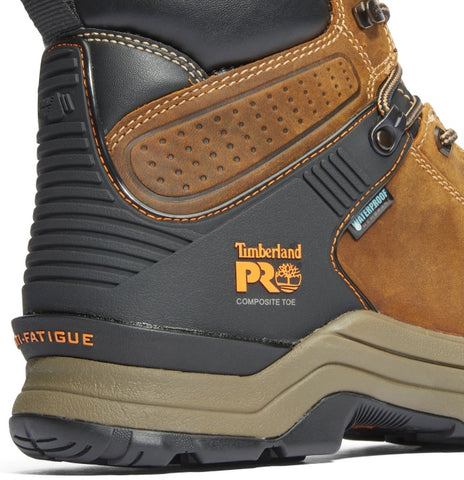 MENS BRN 6" WP COMP TOE BOOT