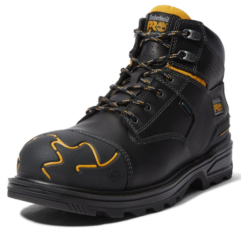 TIMBERLAND BLK 6" WP COMP BOOT