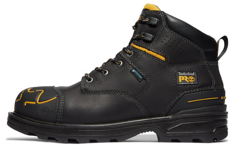 TIMBERLAND BLK 6" WP COMP BOOT