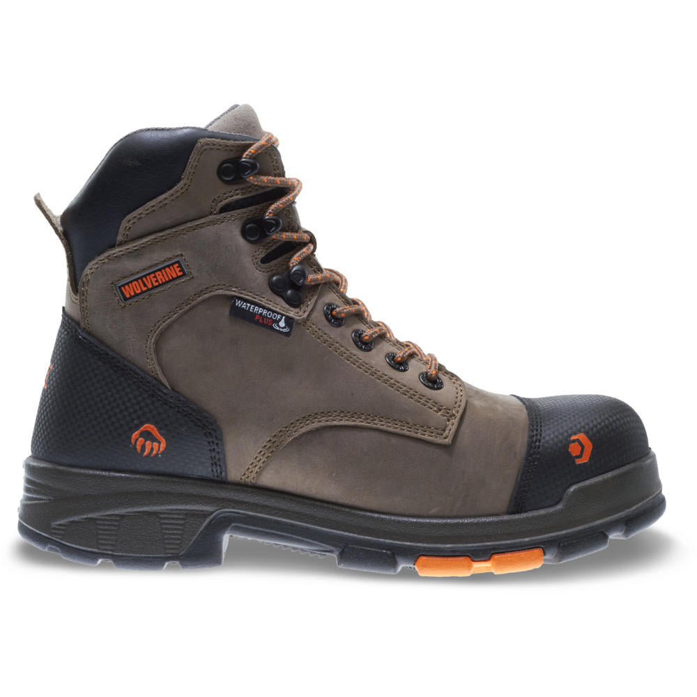 WOLVERINE BRN 6" EH COMP BOOT