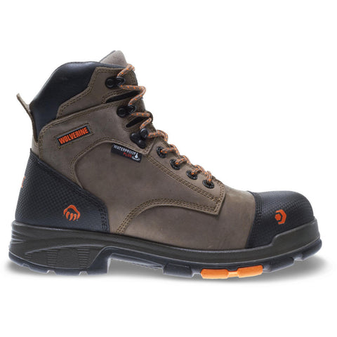 WOLVERINE BRN 6" EH COMP BOOT