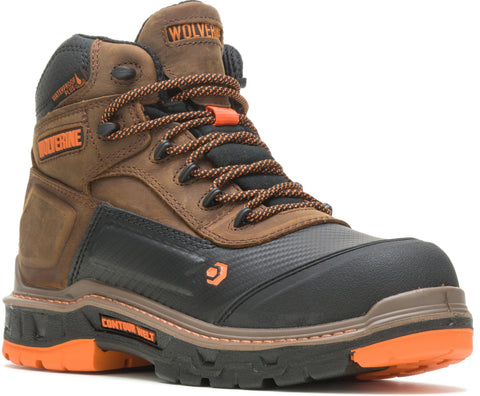 WOLVERINE BROWN WP EH 6" BOOT