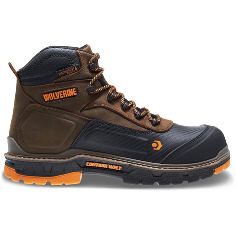 WOLVERINE BROWN WP EH 6" BOOT