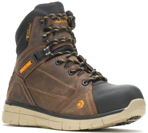 WOLVERINE BRN 6" WP COMP TOE
