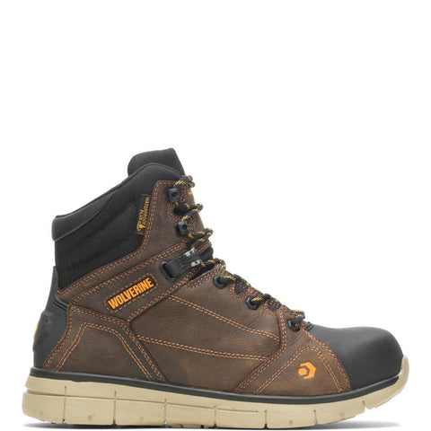 WOLVERINE BRN 6" WP COMP TOE