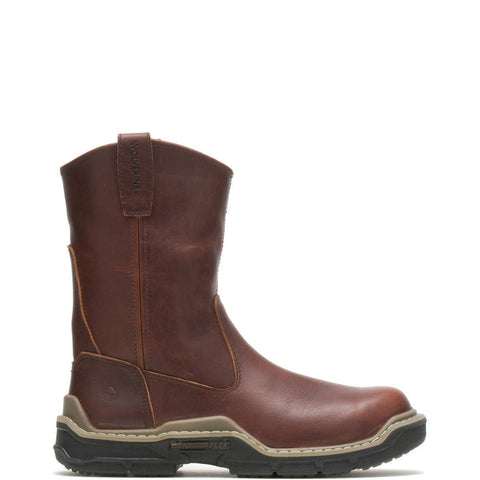 WOLVERINE BRN PULL-ON COMP TOE