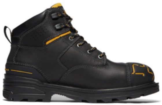 TIMBERLAND BLK 6" WP COMP BOOT